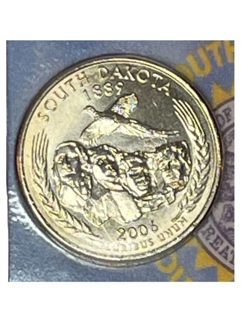 2006 South Dakota State Quarter Set With Mount Rushmore Display